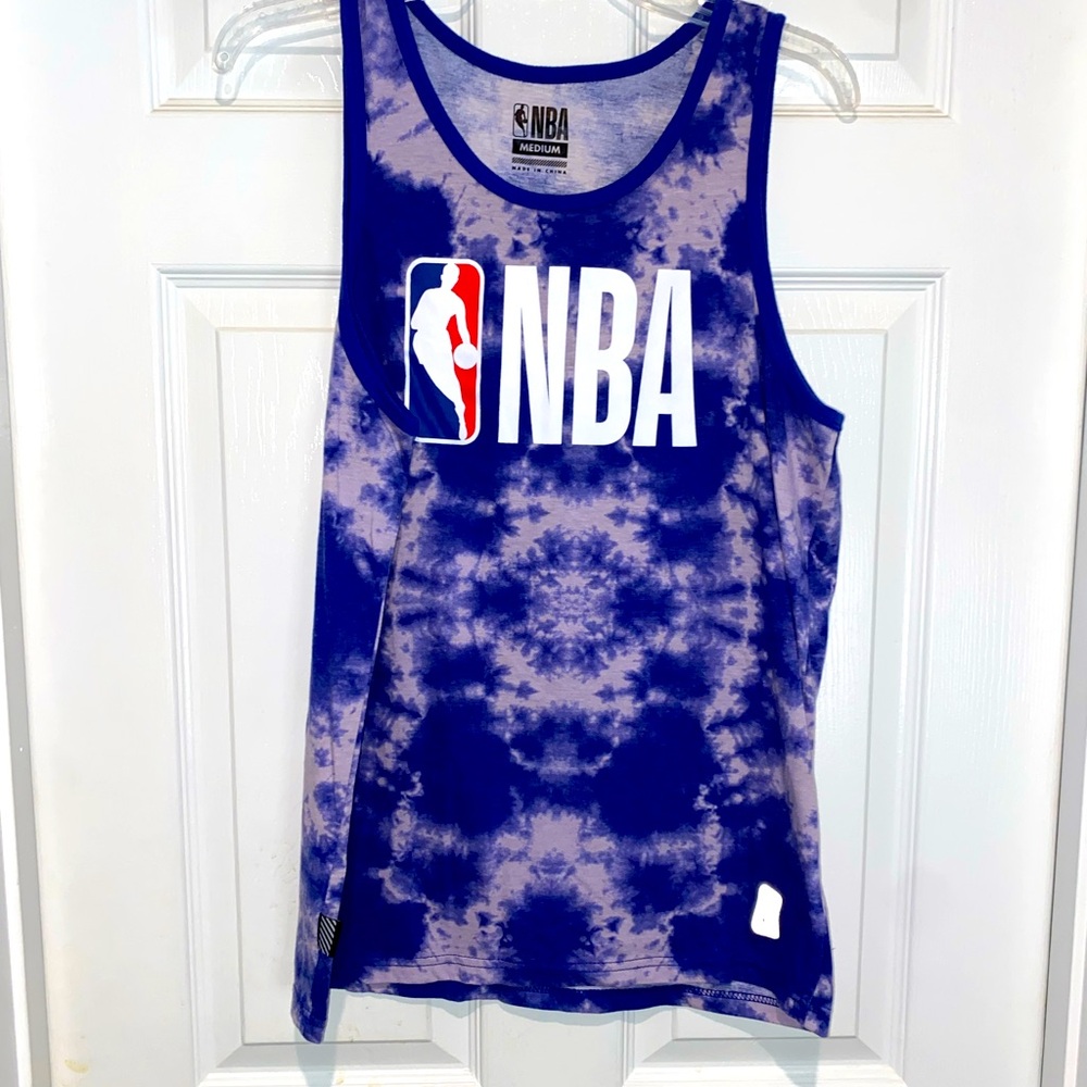 NBA tie dyed tank top. Size M